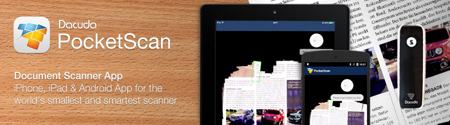 PocketScan iOS und Android App