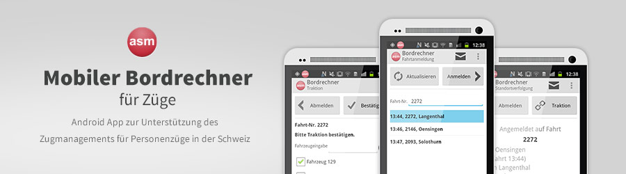 Mobiler Bordrechner für Züge